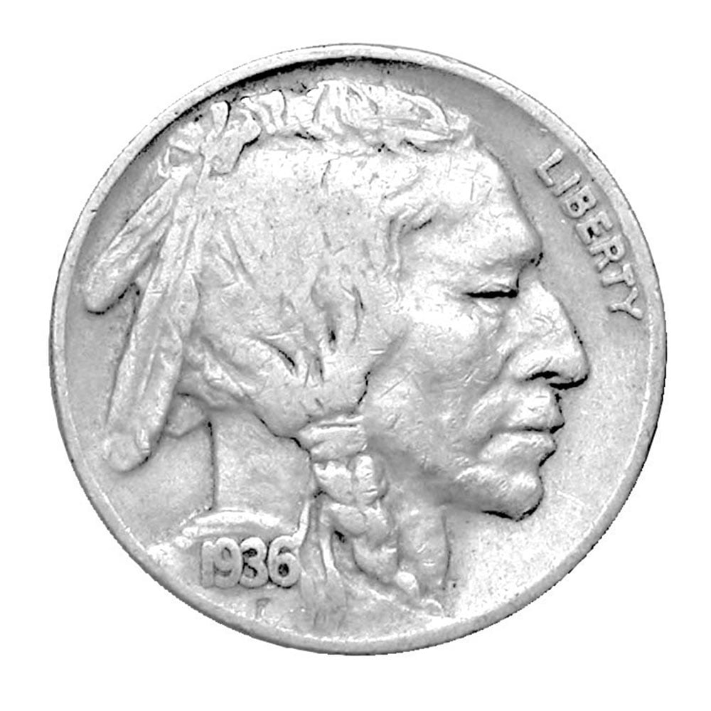 Grab Bag Indian Head 7 Buffalo Nickels Nickel U.S