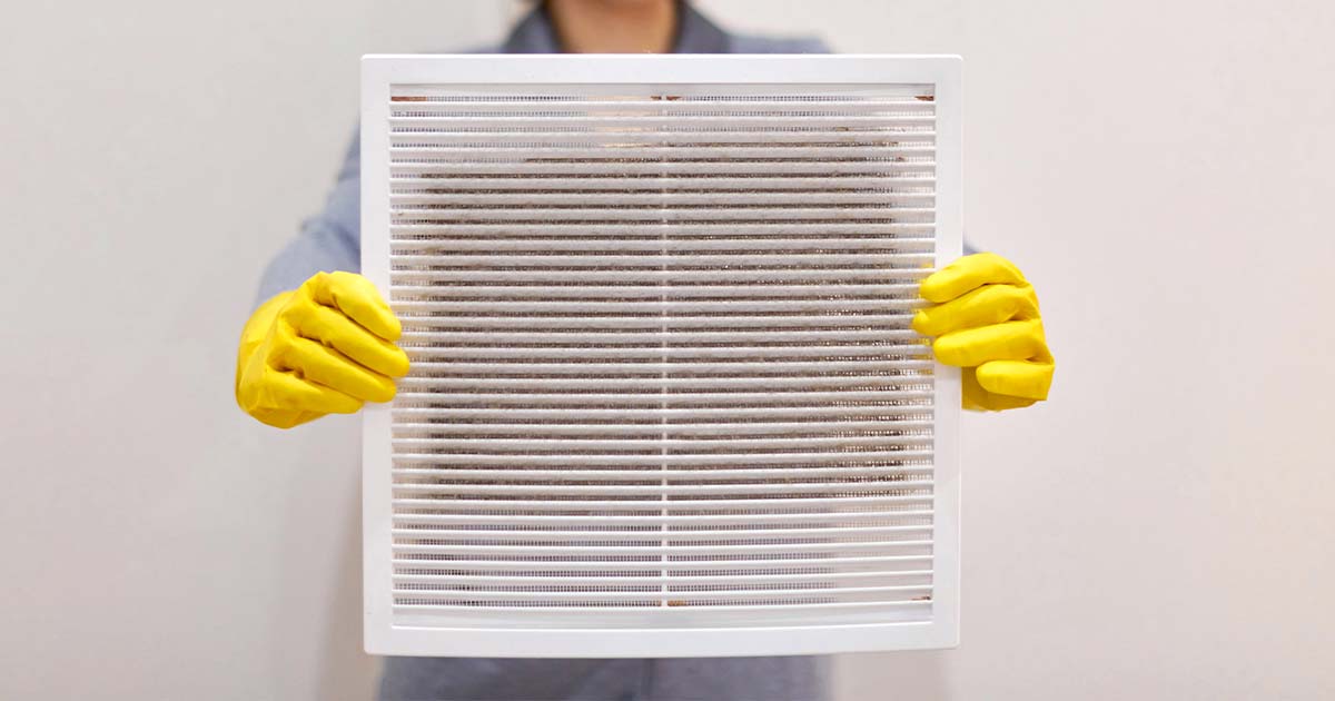 air filter cleaning
