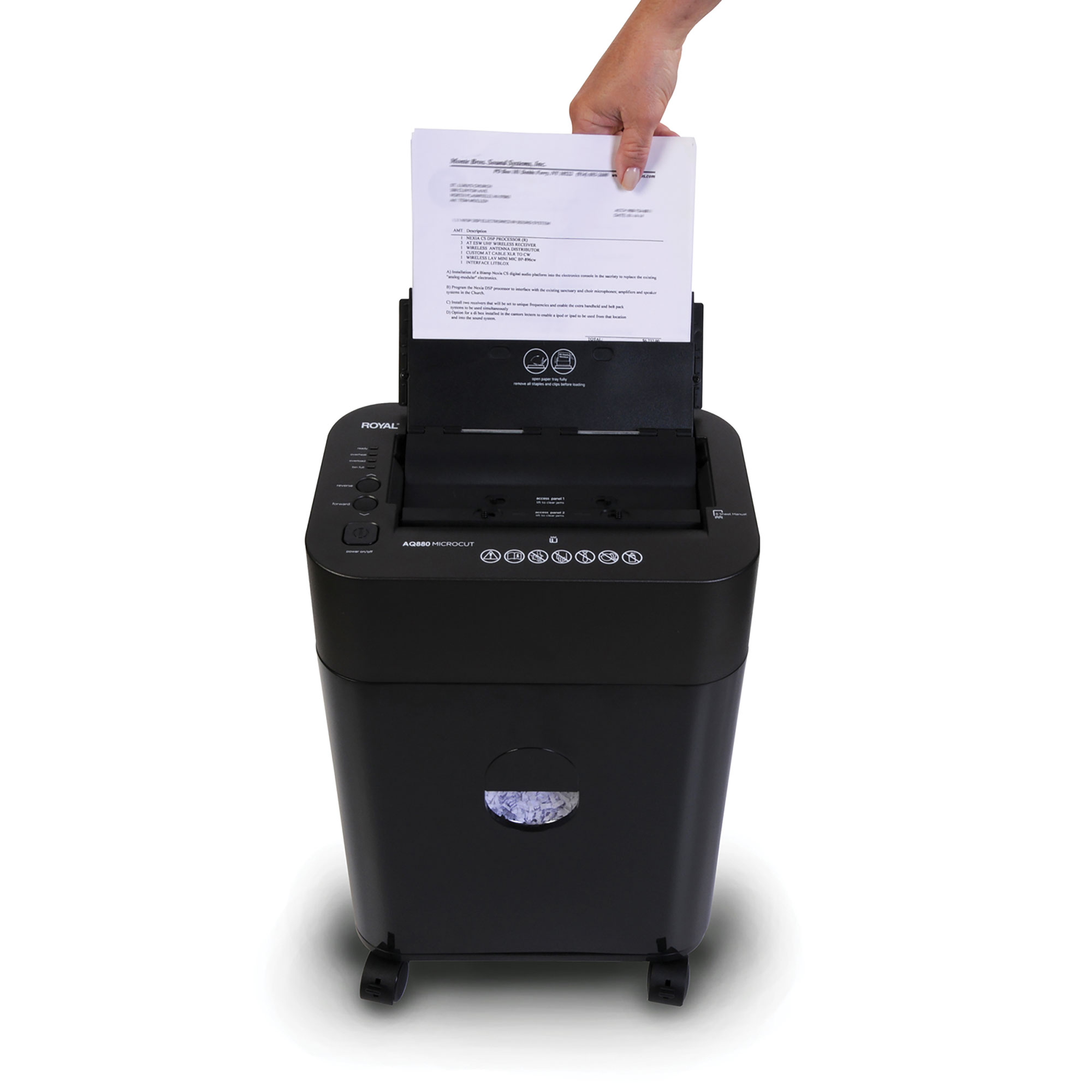 Royal Micro Cut Shredder Shredding Documents