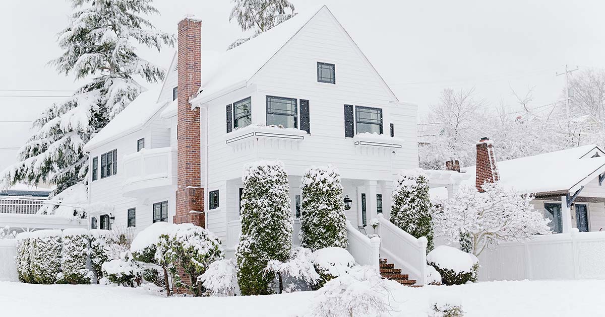 House in the winter