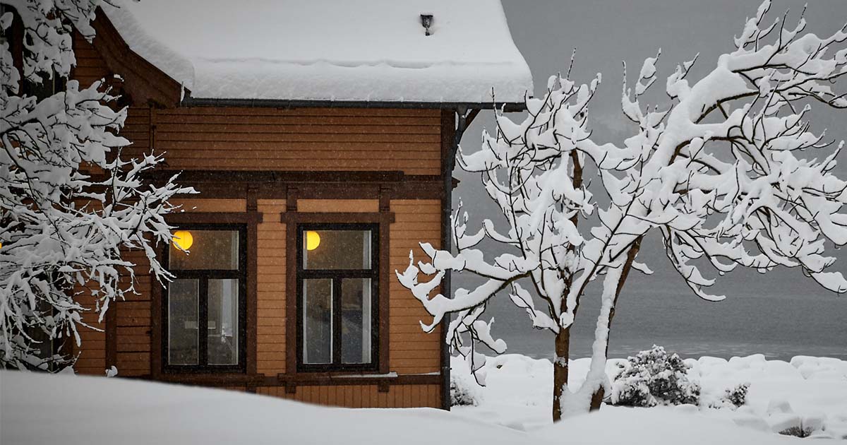 Home in the snow