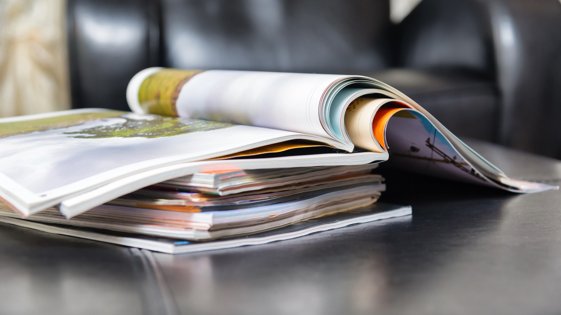 magazine stack