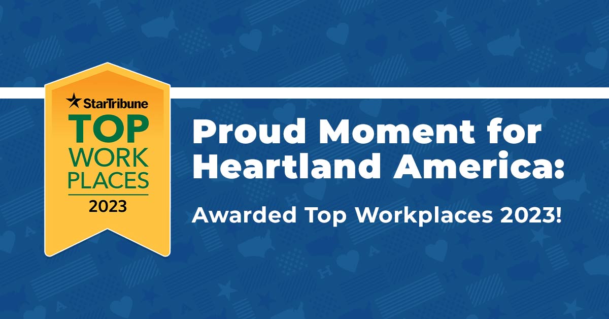 Heartland America's Top Workplaces 2023 Award