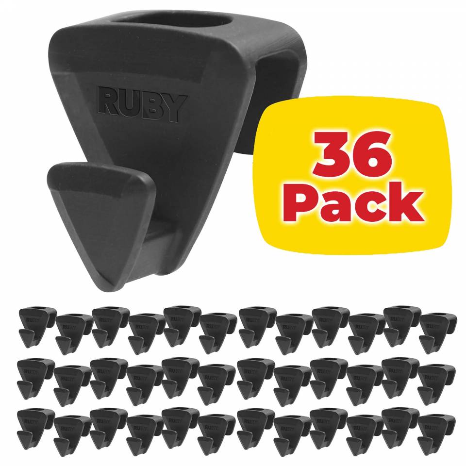 RUBY Space Triangles Hanger Hooks - 36 Pack