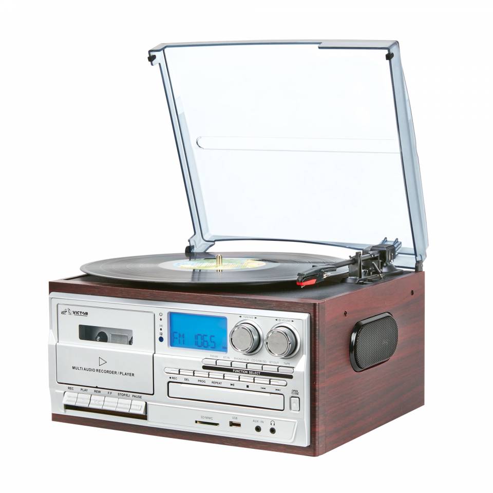 Victor 8-in-1 Bluetooth Music Player
