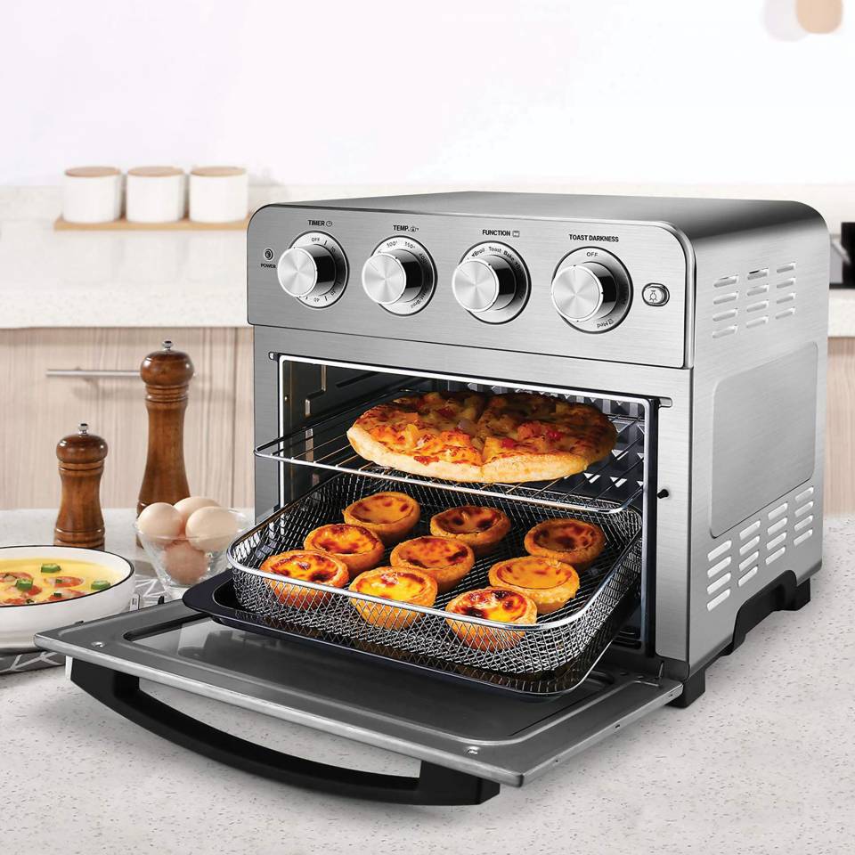  24-QT Countertop Air Frying Toaster Oven - 10-in-1