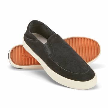 Staheekum Men's Memory Foam Black Slip-On Shoes