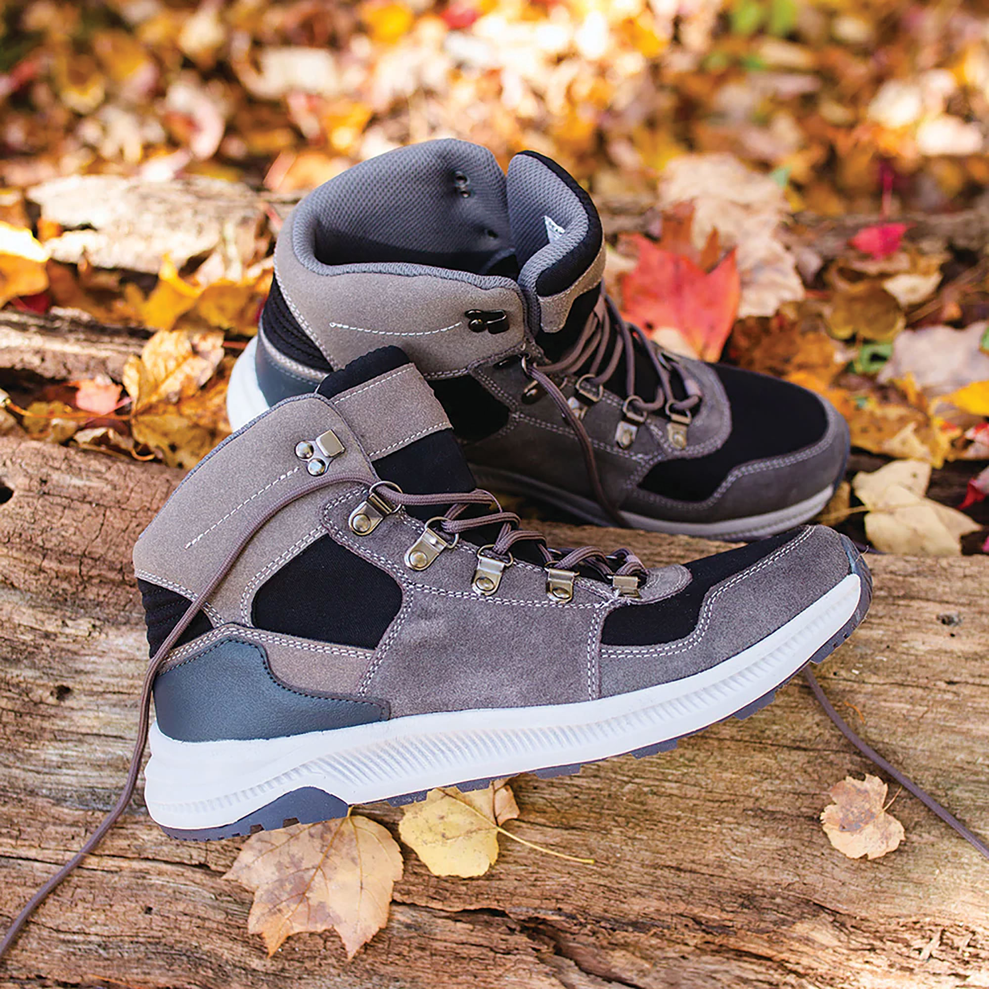 Deer Stags Men's Casual Hikers - Grey