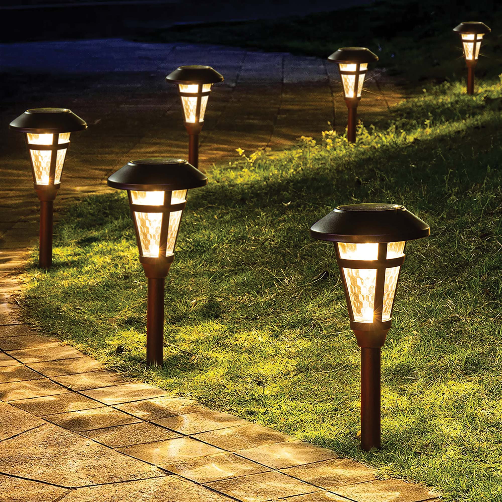 Gigalumi Solar Path Lights - 6 Pack
