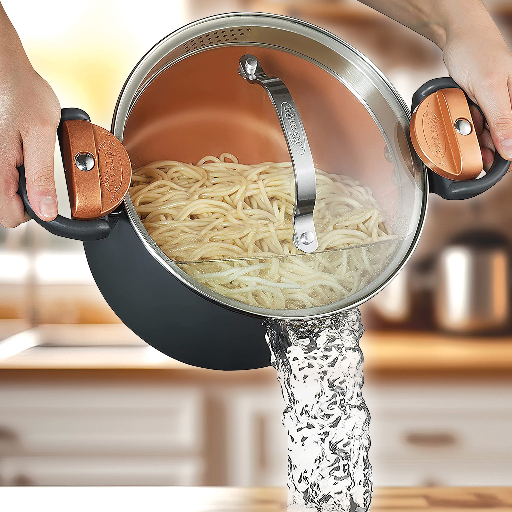 Gotham Steel 5Quart Pasta Pot