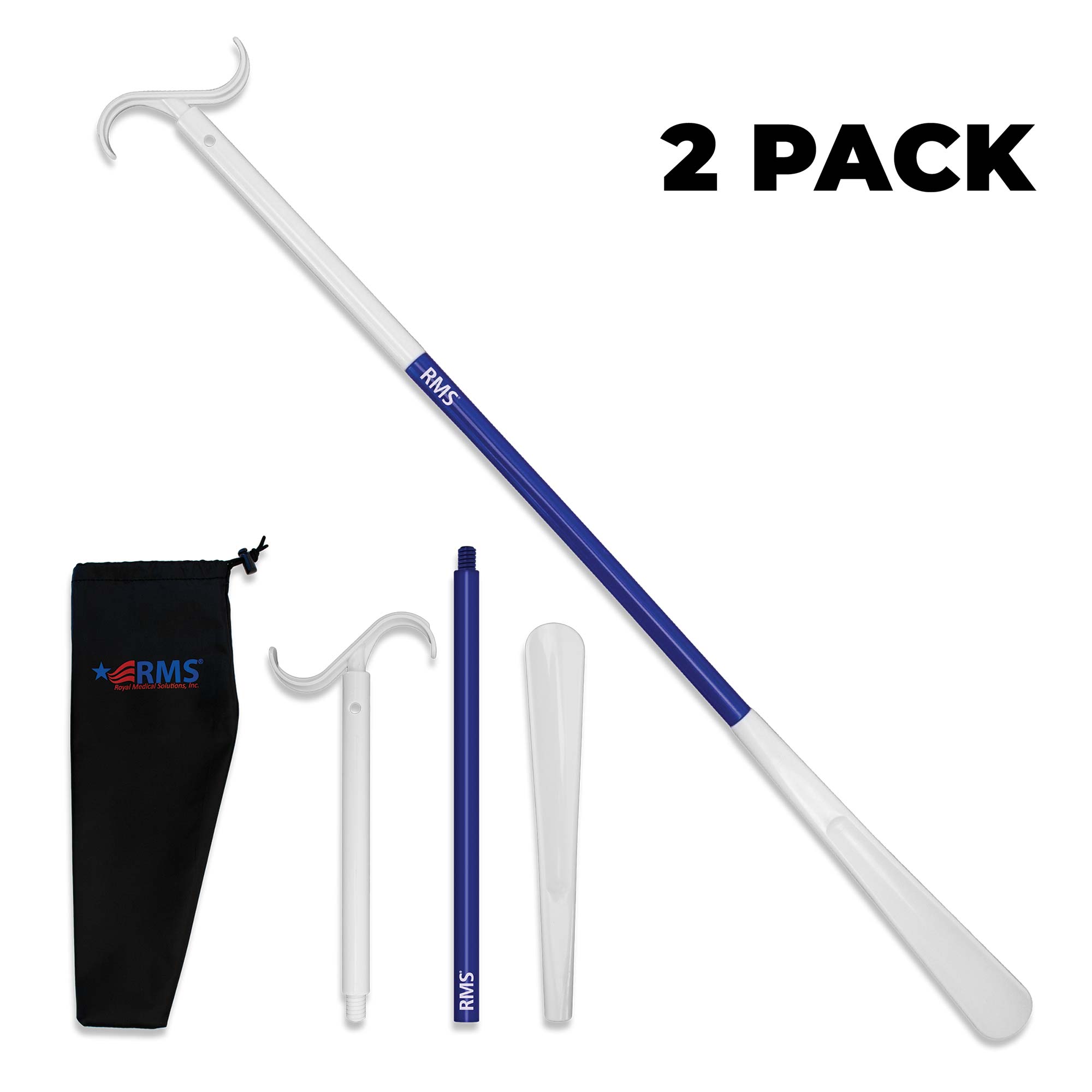 Shoe Horn & Dressing Aid Helper - 2 Pack