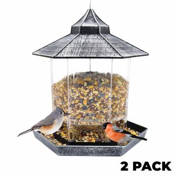 Hanging Wild Bird Feeder - 2 Pack