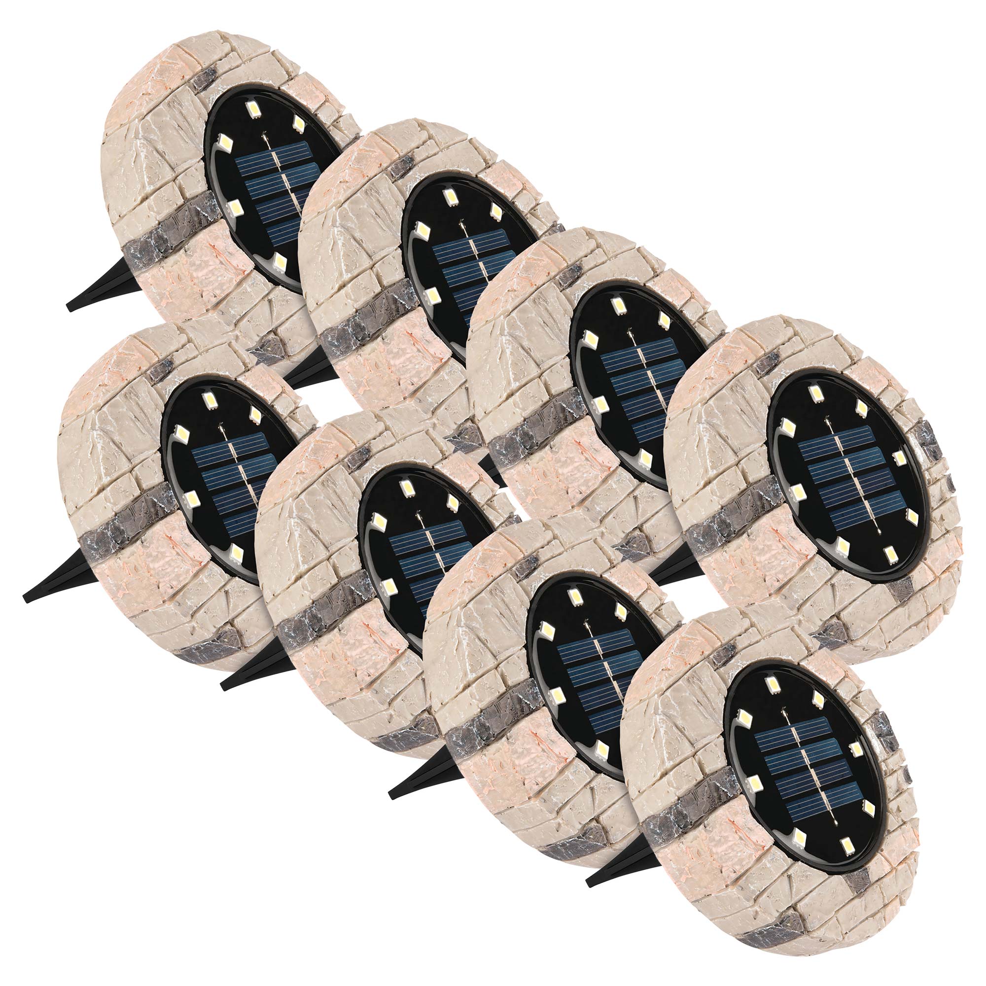 Solar Pathway Lights - 8 Pack