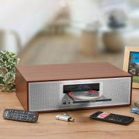 Toshiba Vintage Style Bluetooth Music System with Clear Sound, CD Player & More!