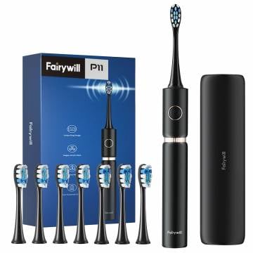 Fairywill Sonic Toothbrush &amp; 8 Brush Heads