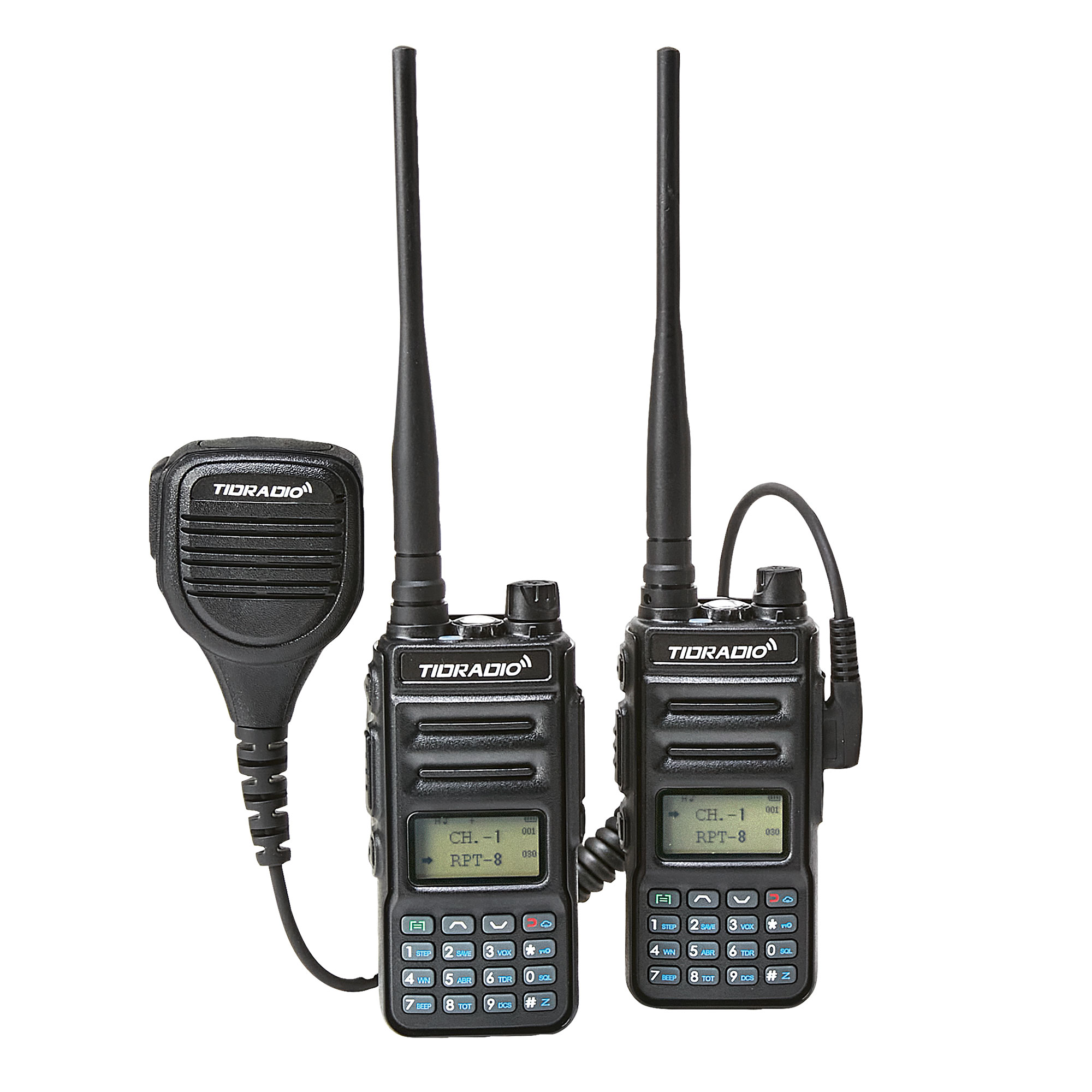 TIRADIO GMRS Radios with NOAA - 2 Pack