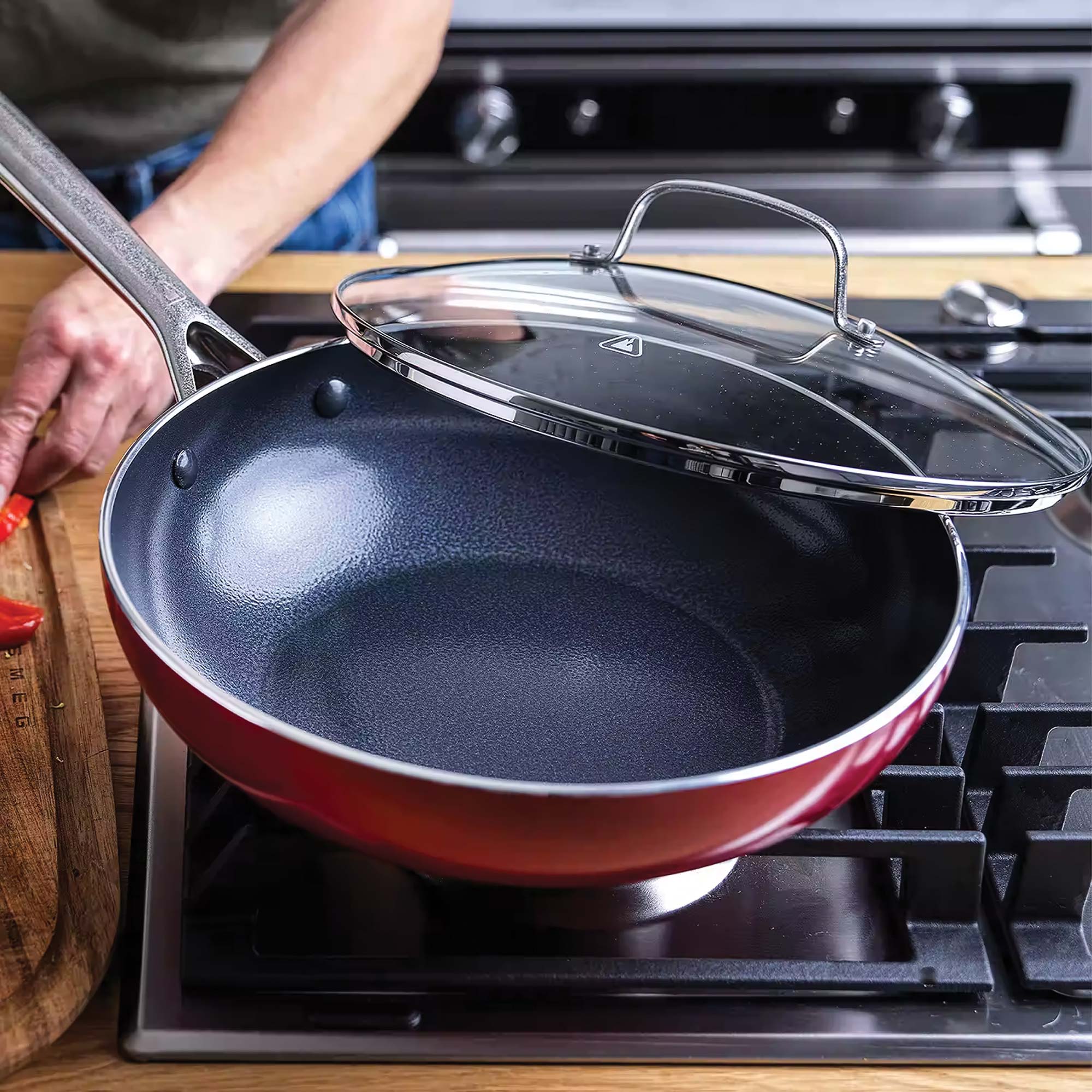 Red Volcano 11" Everyday Pan