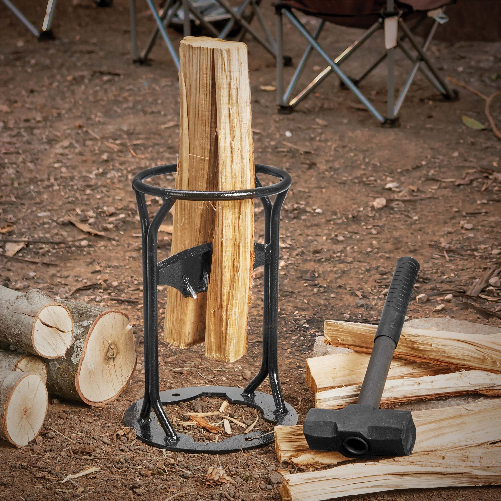 Crackerwood Heavy-Duty Firewood Splitter