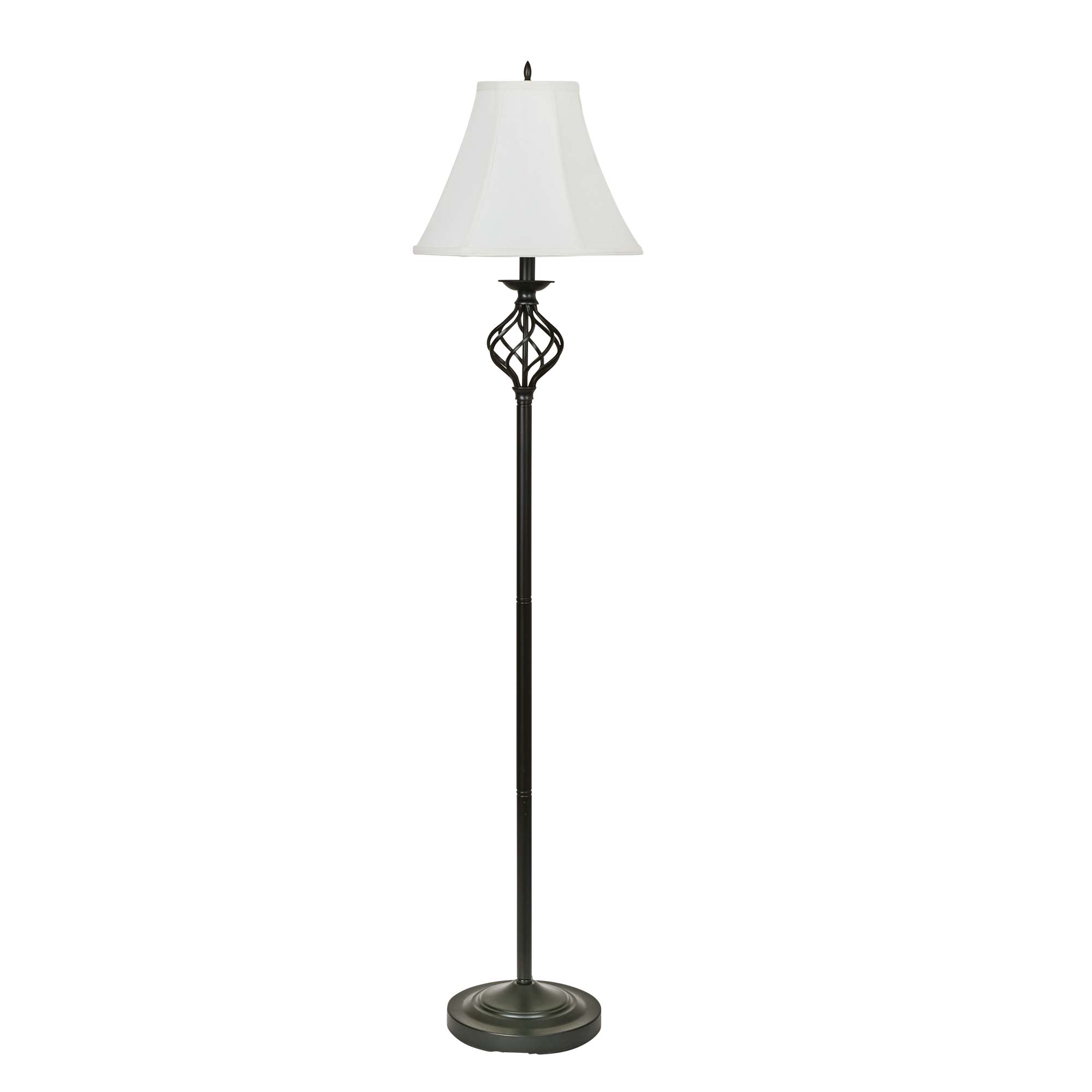 61" Iron Cage Floor Lamp