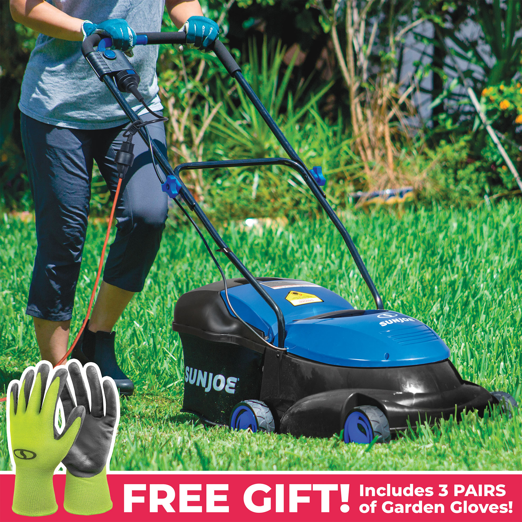 Sun Joe MJ401E Electric Lawn Mower Kit