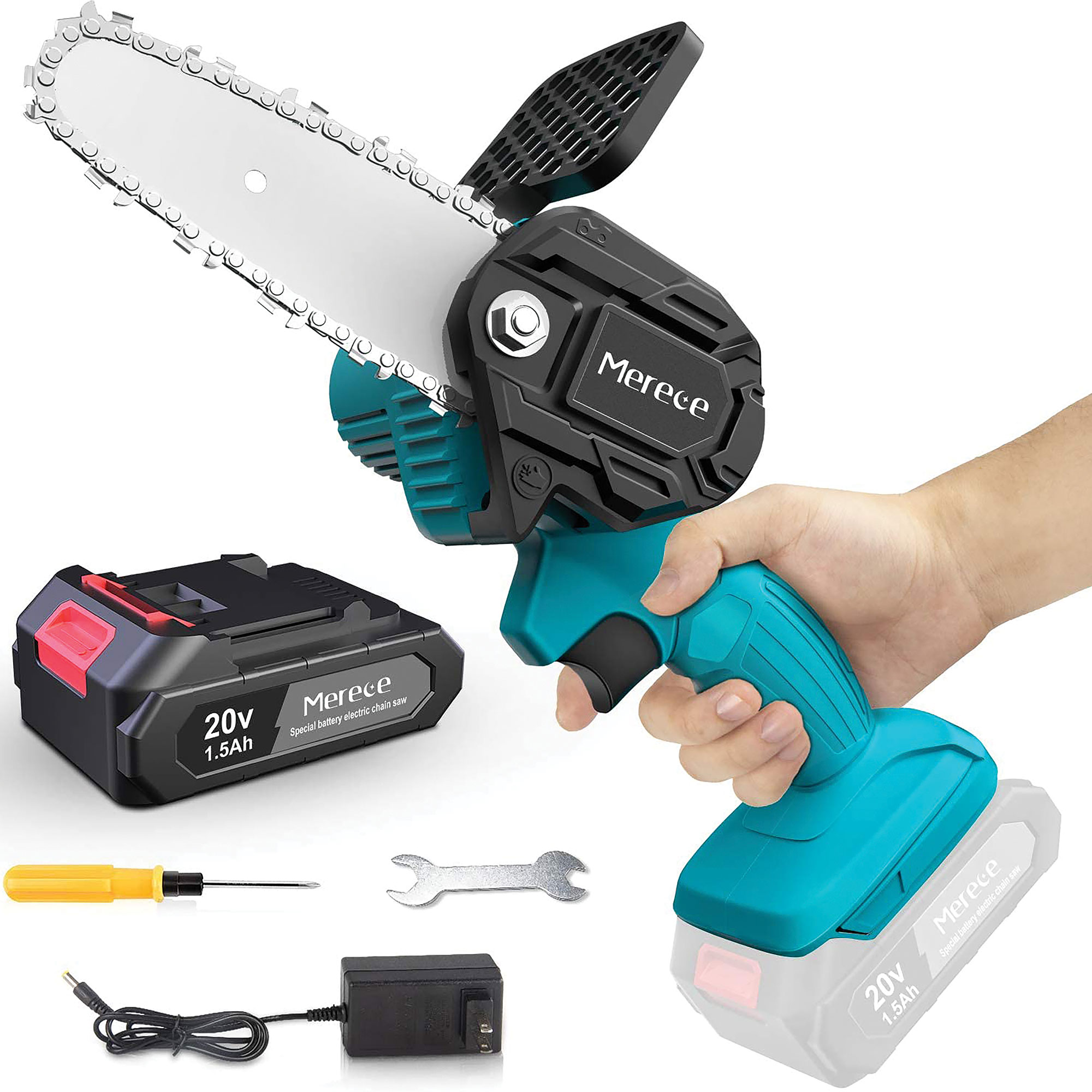 Merece 20V 4" Mini Electric Chainsaw Kit