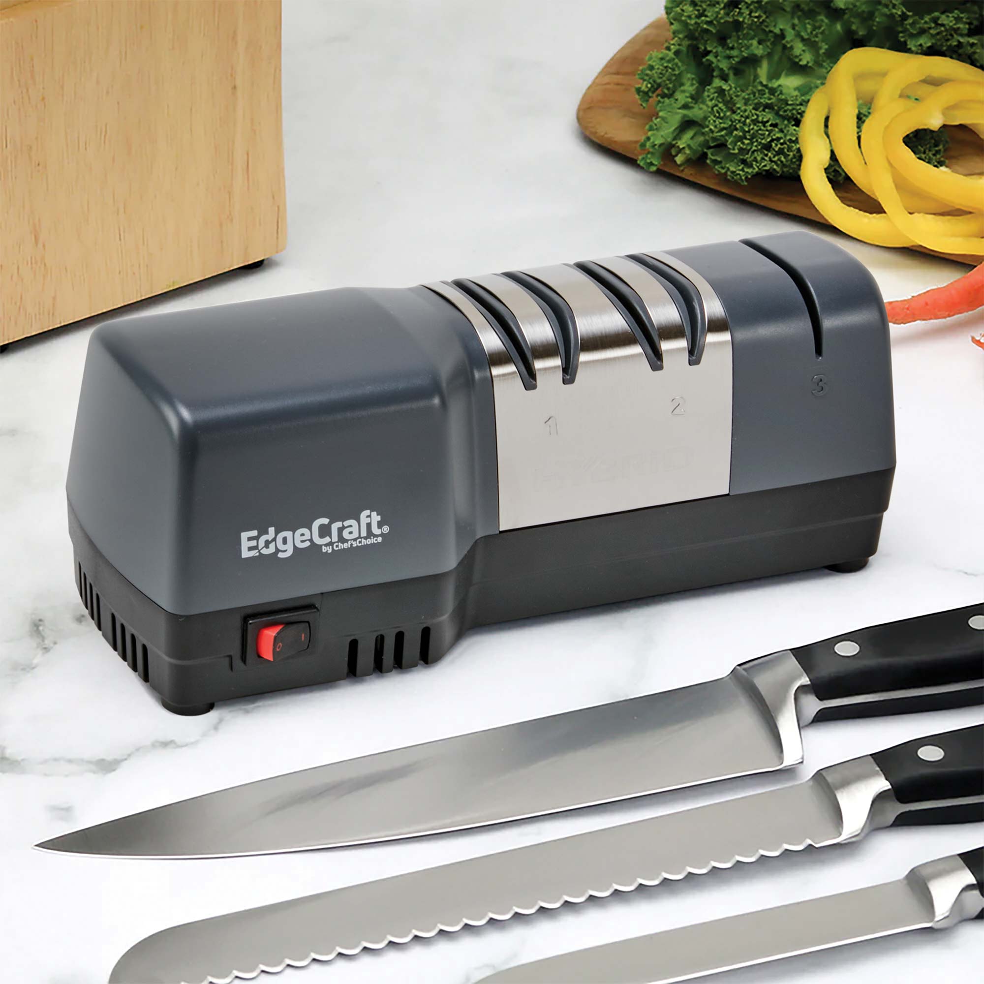 3-Stage Hybrid Knife Sharpener