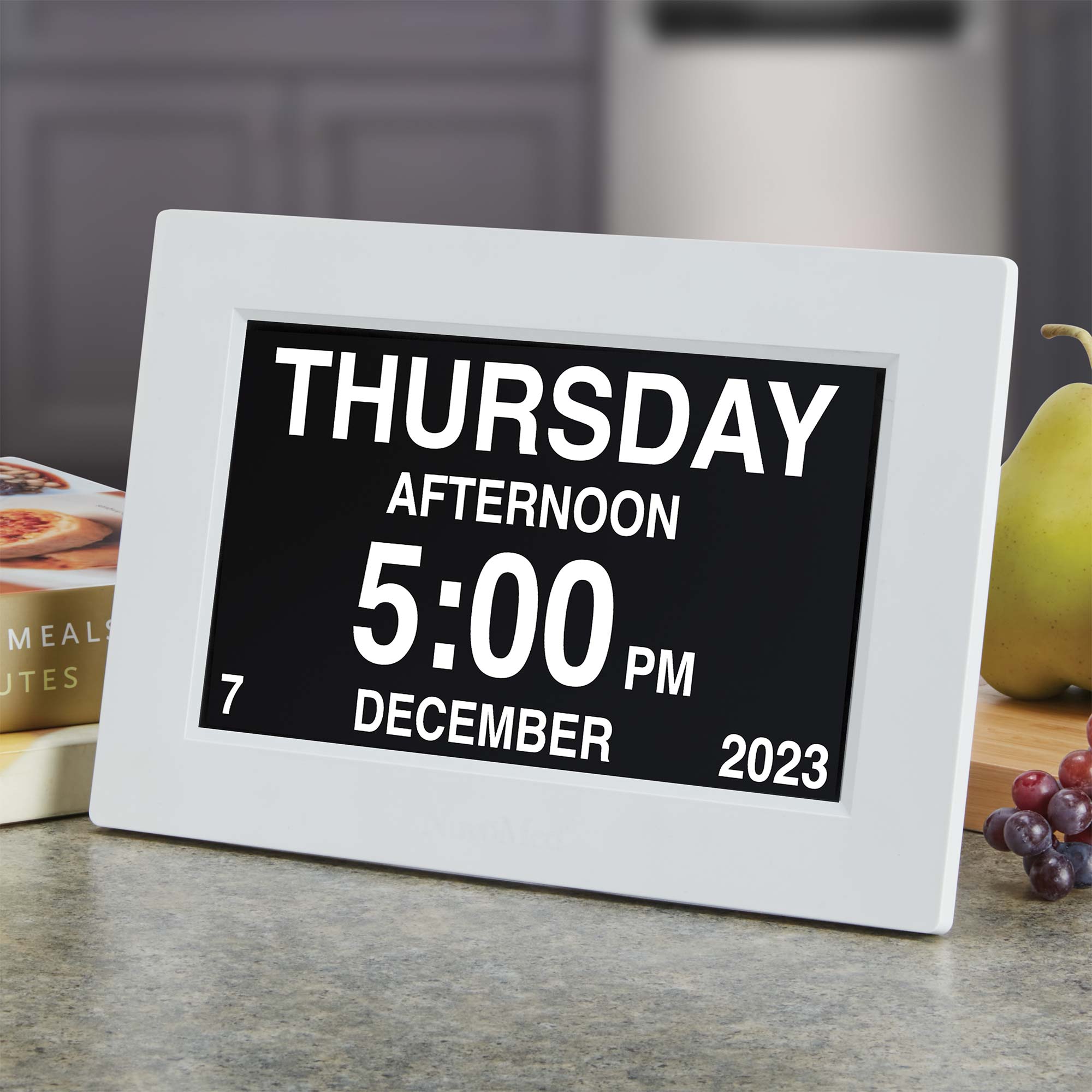 8" Alarm Clock with Medication Reminders