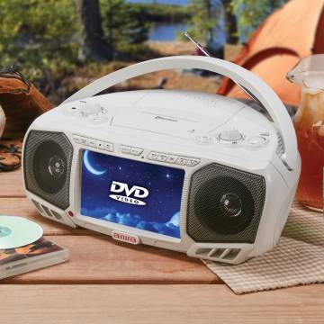 Aiwa Portable Boombox w/ DVD - Grey