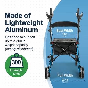 Lumex Upright Walker - Blue