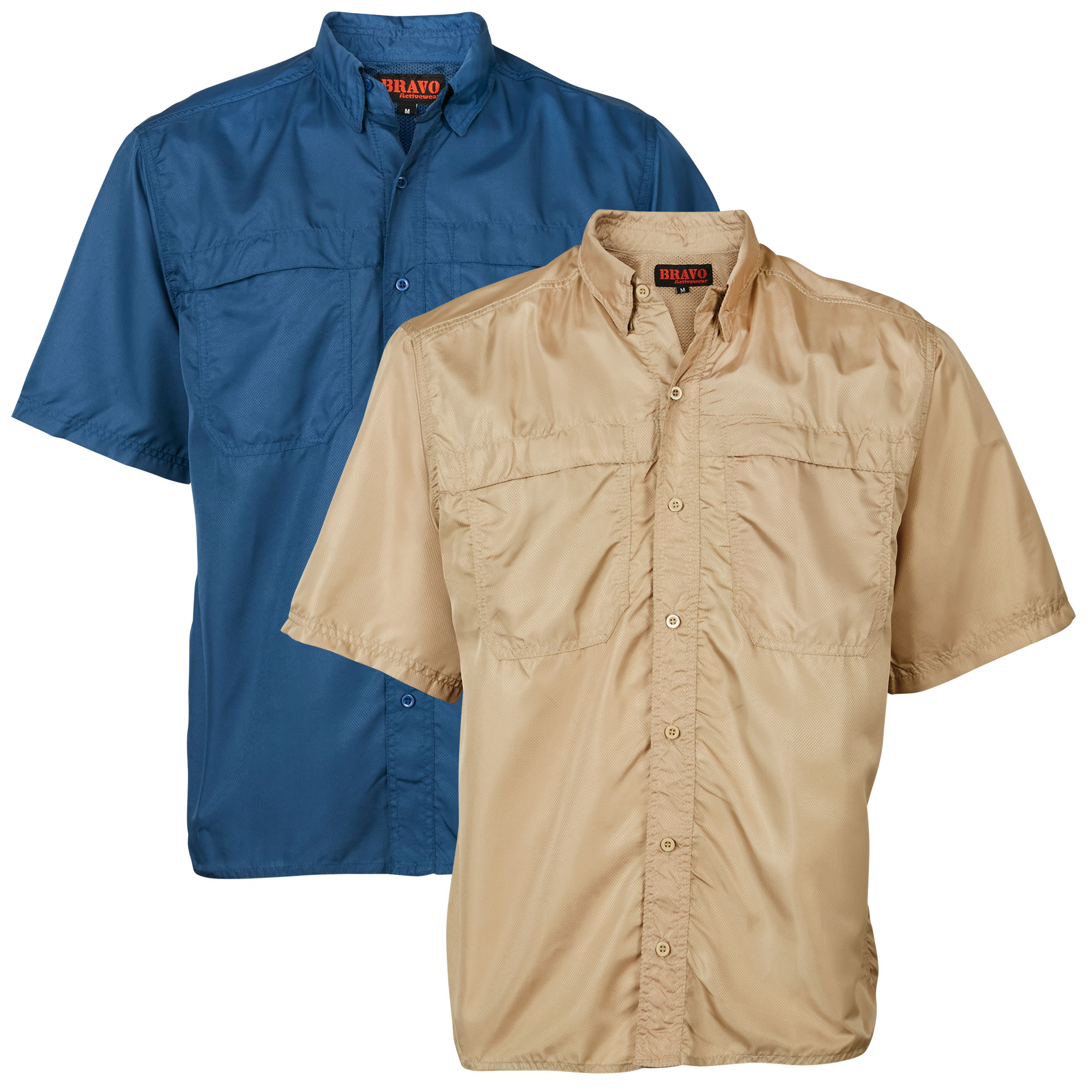 Bravo Men's Sport Shirts - 2 Pack