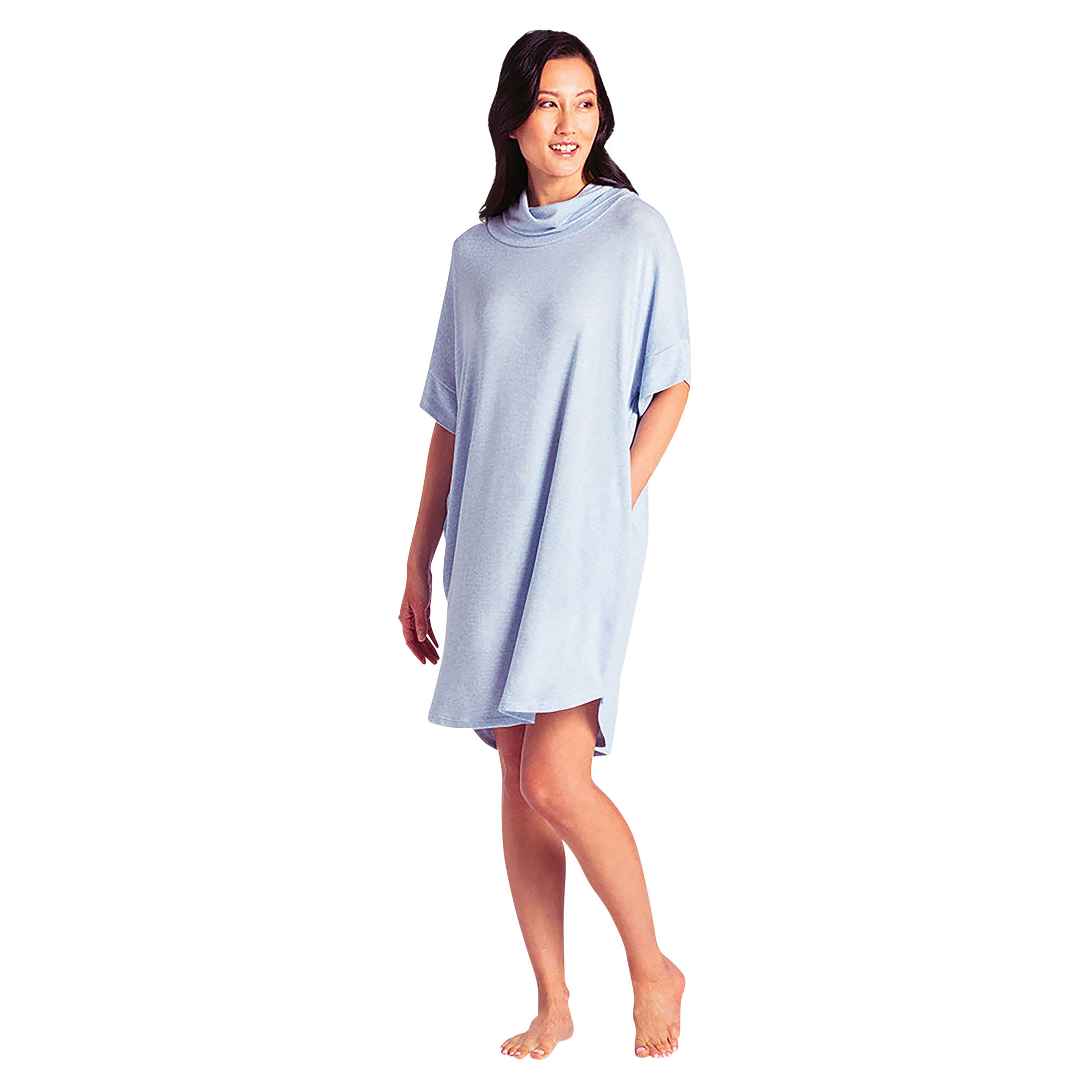 Softies Dream Cowl Neck Lounger - Blue