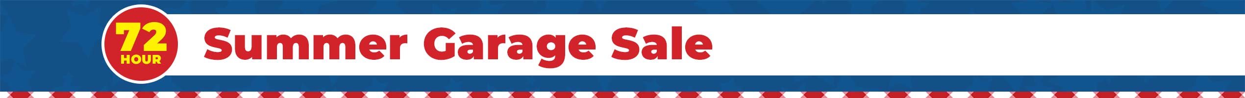 72 Hour Virtual Garage Sale