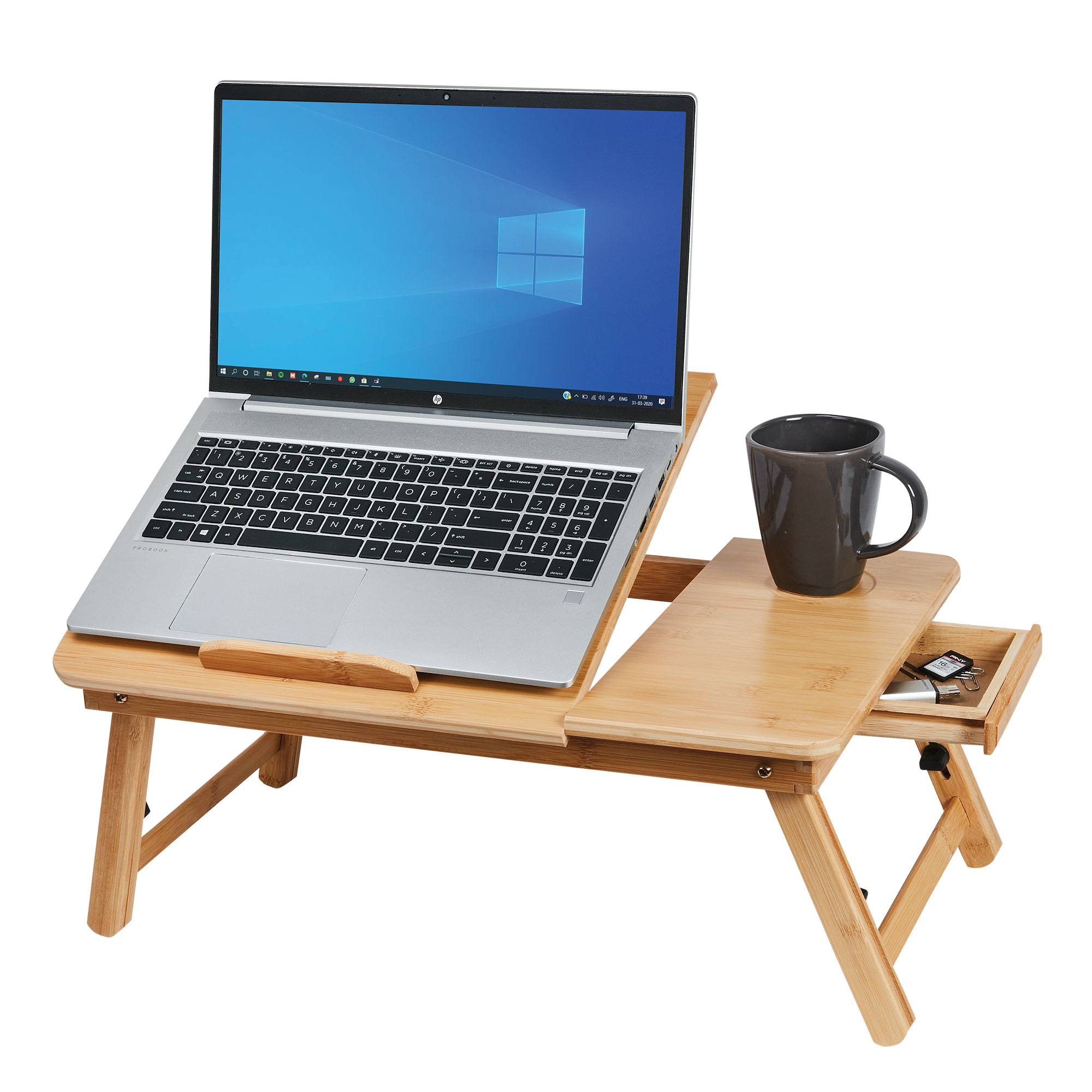 Multi-Purpose Bamboo Table & Tray