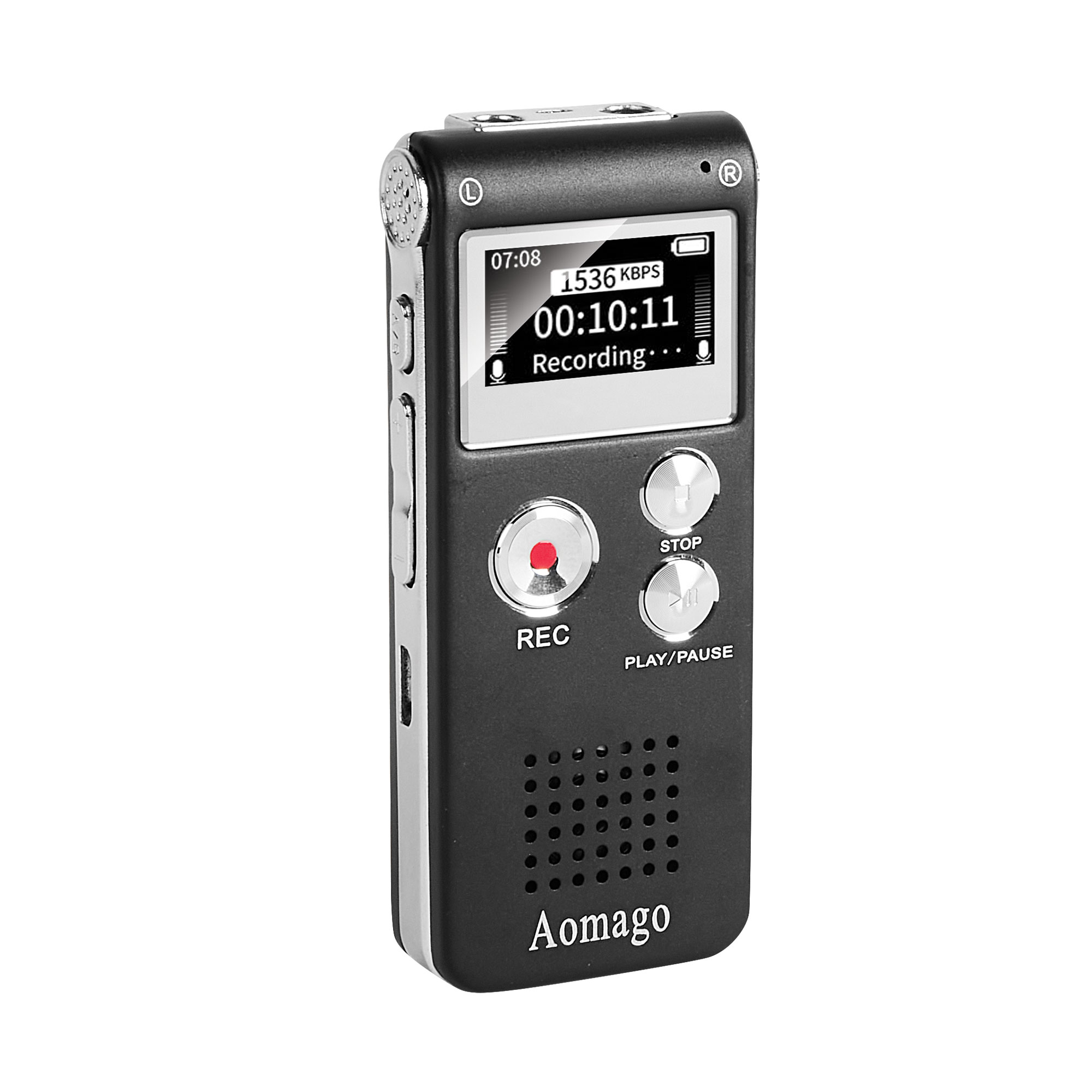 32GB Digital Voice Recorder & MP3 Player