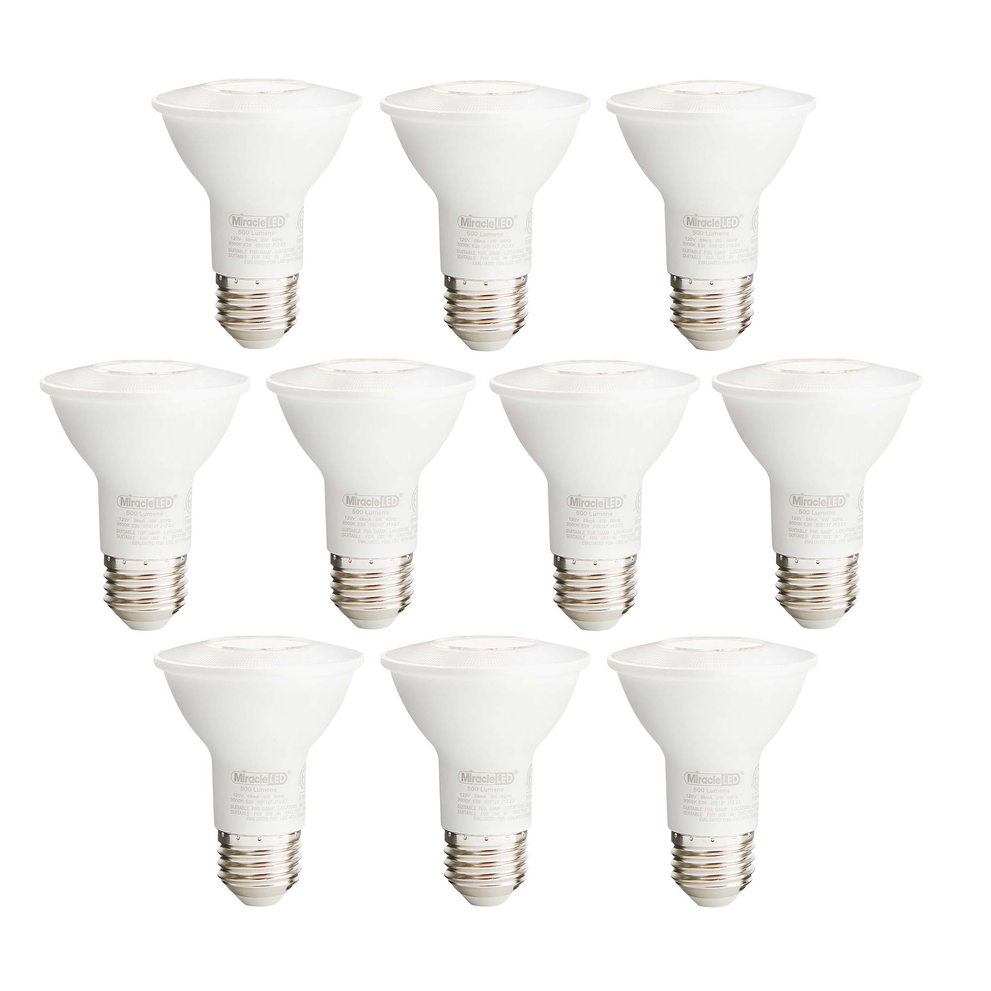 All-Weather Flood Lights - 10 Pack