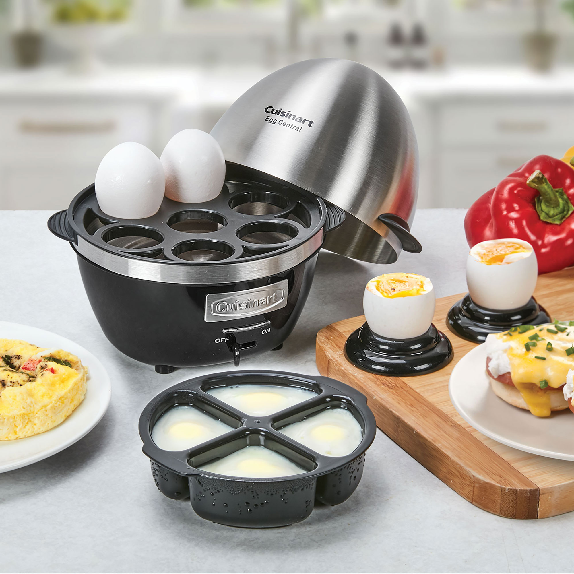 Cuisinart Egg Cooker, normal, Brushed Stainless Steel