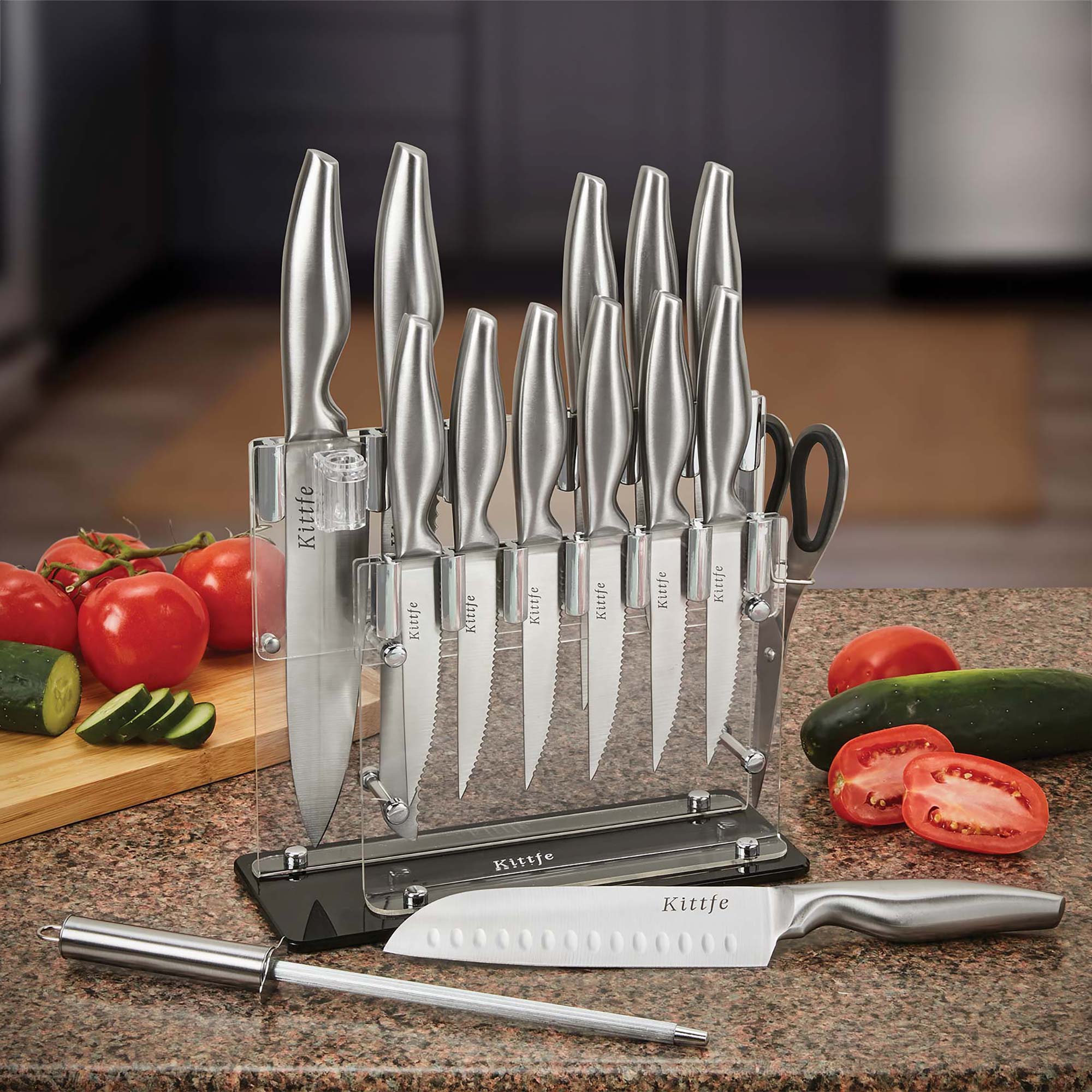 15-Piece Professional Knife Set