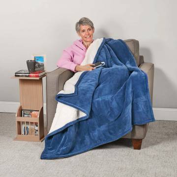 Black &amp; Decker Heated Faux Shearling Throw