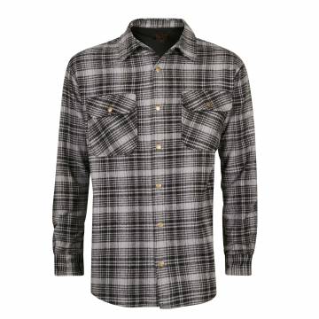 Men's Thermal Lined Flannel - Charcoal