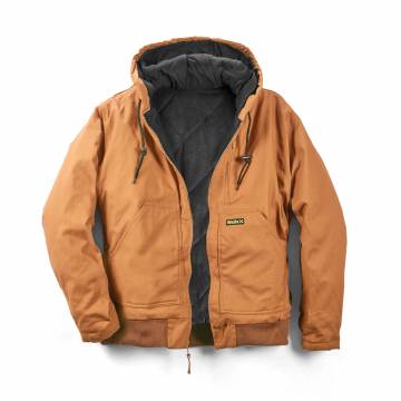 Walls Duck Hooded Jacket - Brown