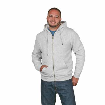 Men's Sherpa-Lined Hoodie - Grey