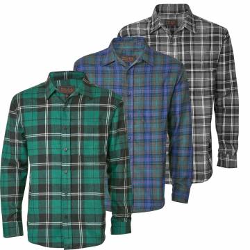 Victory Sportswear Men's Flannel Shirt - 3 Pack