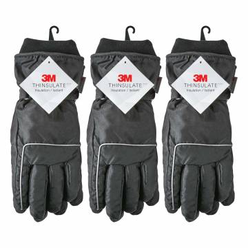 Men's Thinsulate Gloves - 3 Pack