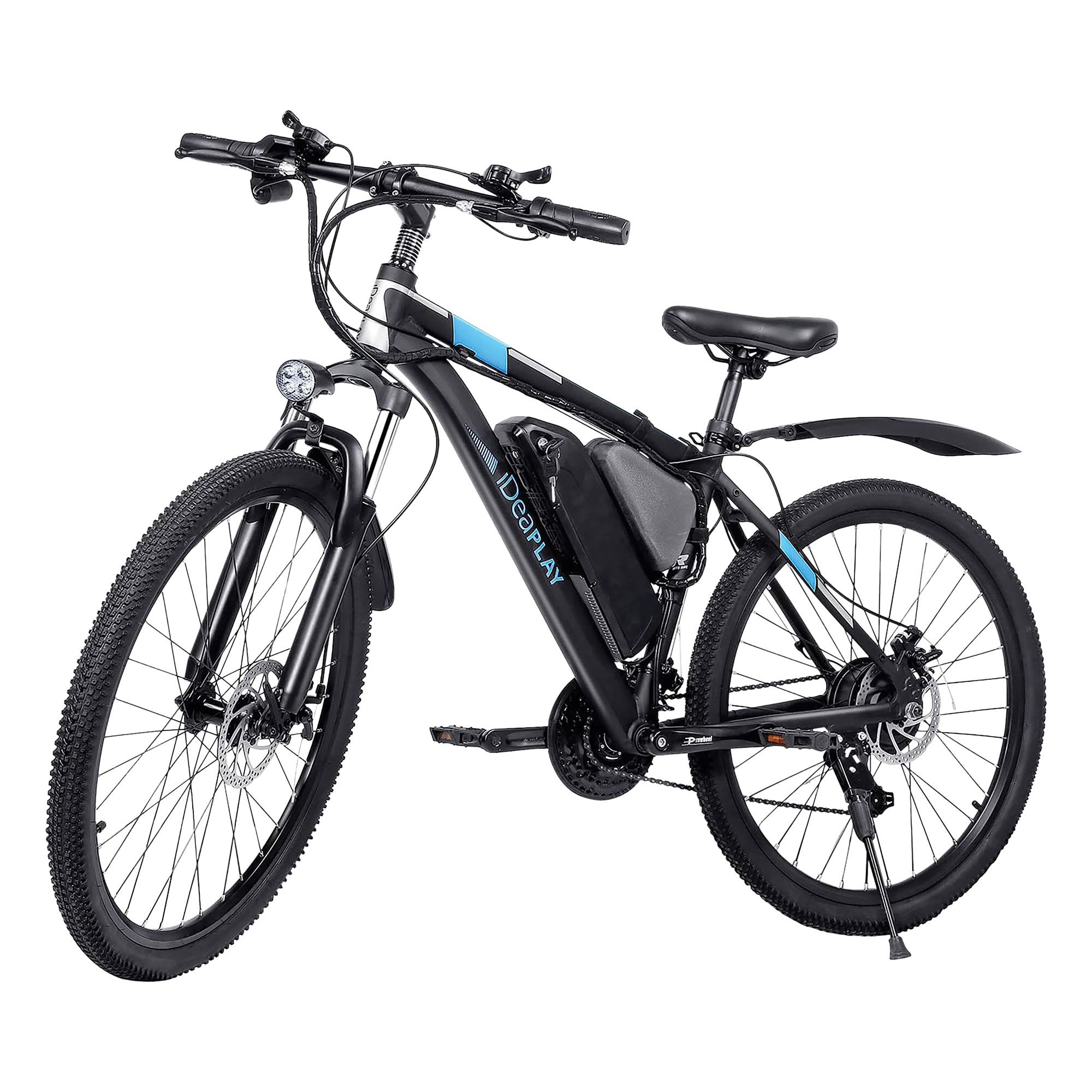 iDeaPlay 26" 250W Electric Mountain Bike - Black