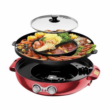 2-in-1 Smokeless Electric Grill