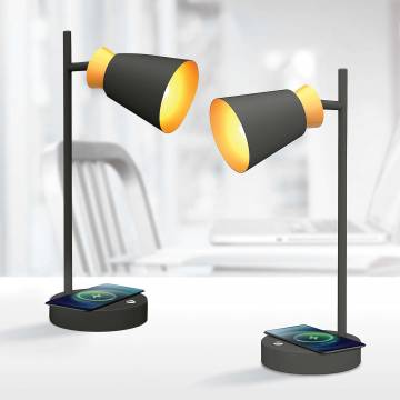 Desk Lamp with Wireless Charging - Set of Two
