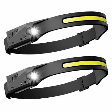 Rechargeable Headlamp - 2 Pack