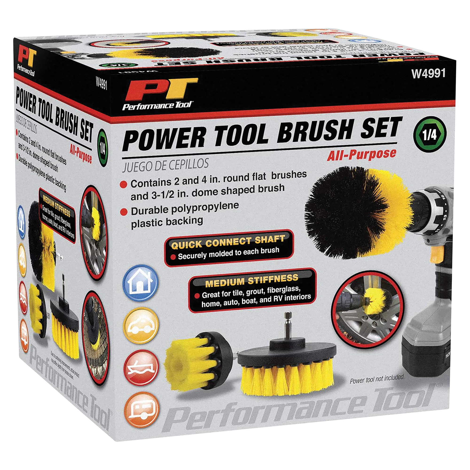 Power Tool Cleaning Brush Set