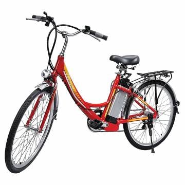 24&quot; Women's E-Bike - Red
