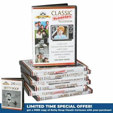 Hollywood Best Classic TV Comedy DVD Set + FREE Betty Boop DVD